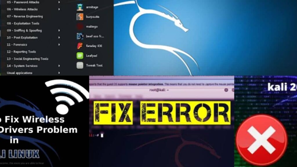 How To Fix Common Errors In Kali Linux Virtualbox Teeny Tips